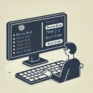 今からできるWindows時短テクニック7選をご紹介! 1 PC作業中の男性