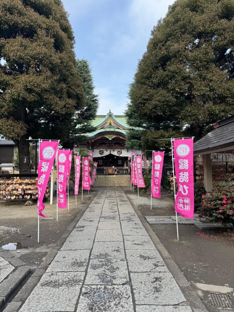 今戸神社の看板