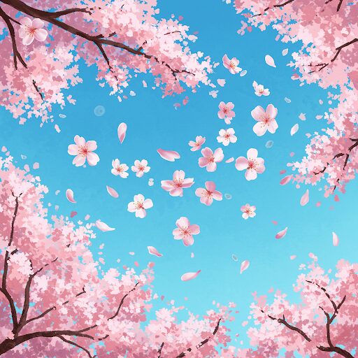 桜の背景