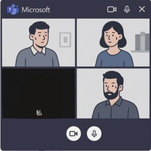 Teamsで私だけ真っ黒