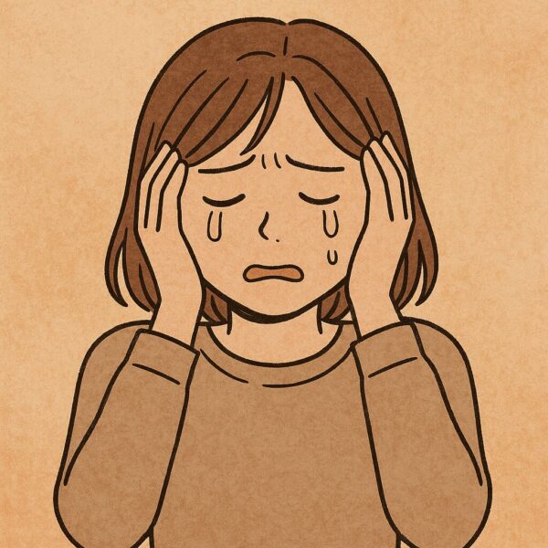 感情が抑えられない女性