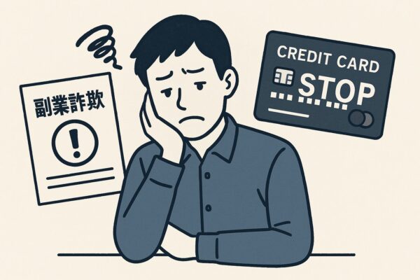 副業詐欺でクレジットカードが使えない…どうすればいい？原因と対処法ガイド