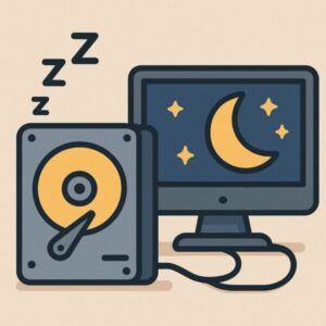 HDDとPCの関係イラスト