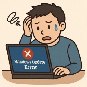 PCにエラーが出て直らない