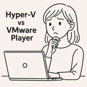 PCを前に悩む女性