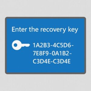 【2025年6月最新】Windowsがリカバリーキー地獄に!?起動ループとブルースクリーンを脱出する方法を徹底解説 1 Windowsブルースクリーンのイラスト