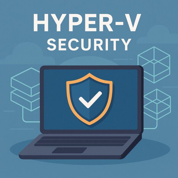 Hyper-Vのセキュリティをイメージしたイラスト