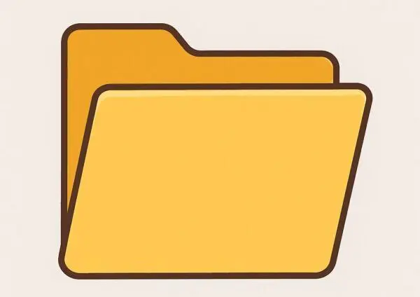 フォルダーイメージのイラスト