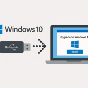 Windowsアップグレードのイメージイラスト