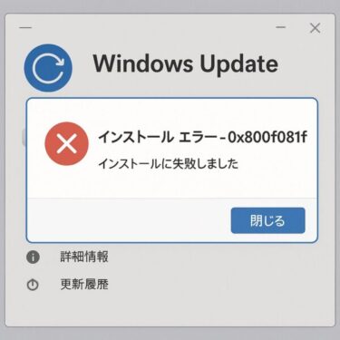 【5月最新版】「0x800f081f」でWindows11が更新できない人へ｜原因と解決方法まとめ