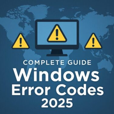 The Ultimate Windows Error Code Guide (2025) — Step-by-Step Solutions for Every Issue