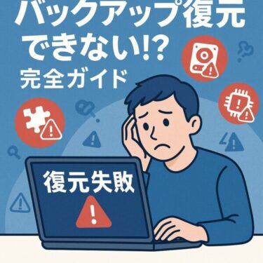 【最新】バックアップが復元できない原因と対処法｜エラー発生時のチェックポイントまとめ