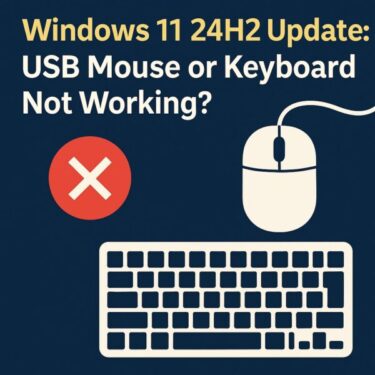 Windows 11 24H2 Update Broke Your Mouse or Keyboard? Here’s How to Fix It Fast