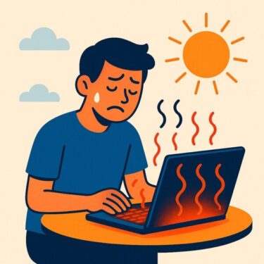 【熱中症より怖い？】ノートPCの高温対策｜真夏の外出時はこれに注意！