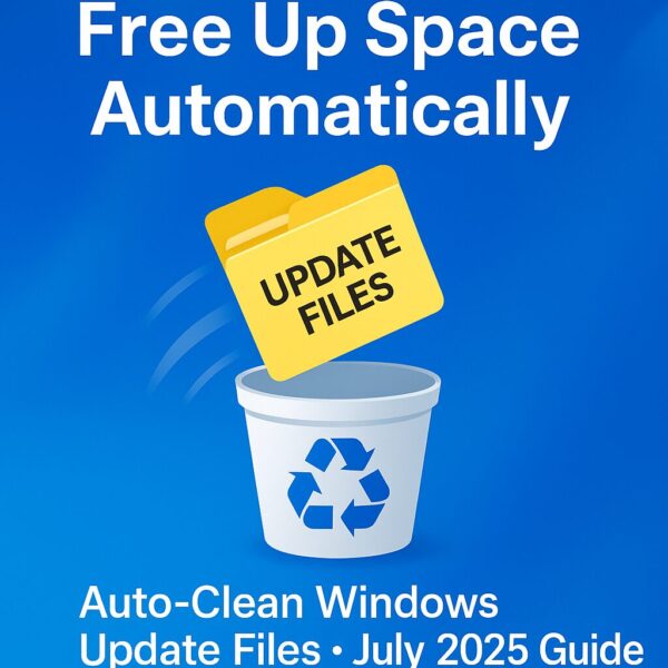 Automatically Delete Windows Update Files to Free Up Space (July 2025 Edition) 1 “Free Up Space Automatically” “Auto-Clean Windows Update Files | July 2025 Guide”