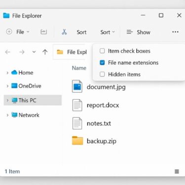 How to Show File Extensions in File Explorer (Beginner-Friendly)