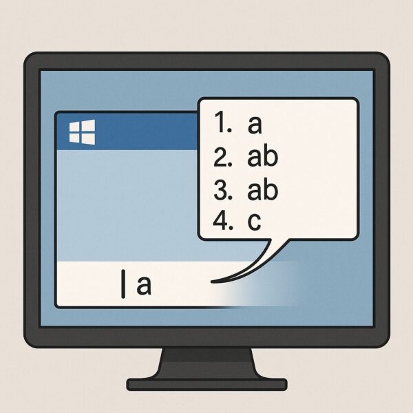 Fix Microsoft IME Candidate Window Issues: Misaligned, Stuck, or Hidden (Windows 10/11) 2 Illustration showing IME conversion candidate window floating away from text cursor on Windows PC.