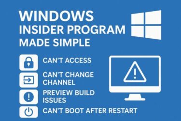 Troubleshooting Windows Insider Program: Channel Errors, Boot Failures, and Fixes