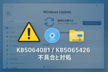 【2025年9月最新版】KB5064081／KB5065426で発生中のエラーと解決法