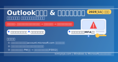 【2025年10月最新】Outlook不具合とMicrosoftアカウント乗っ取り急増中！安全対策まとめ