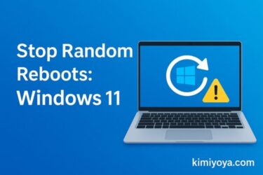 Windows 11 Keeps Restarting Automatically? Here’s How to Stop Random Reboots (2025 Edition)