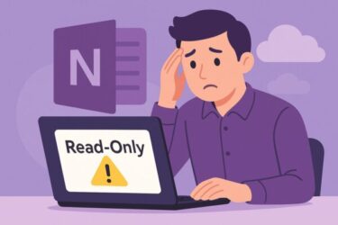 OneNoteが読み取り専用で編集できない原因と今すぐできる対処法【OneDrive版・デスクトップ版】