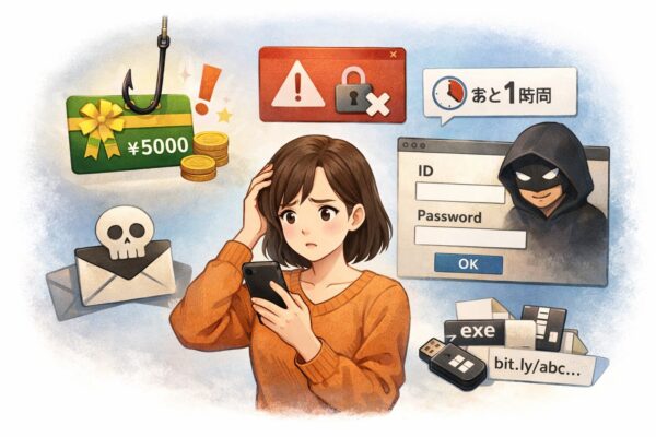 サイバーセキュリティの危険信号