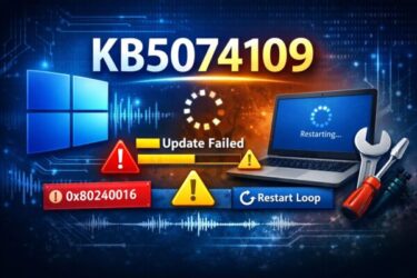 【KB5074109】Windows Updateが失敗する原因と直し方（再起動・リセット・手動更新）