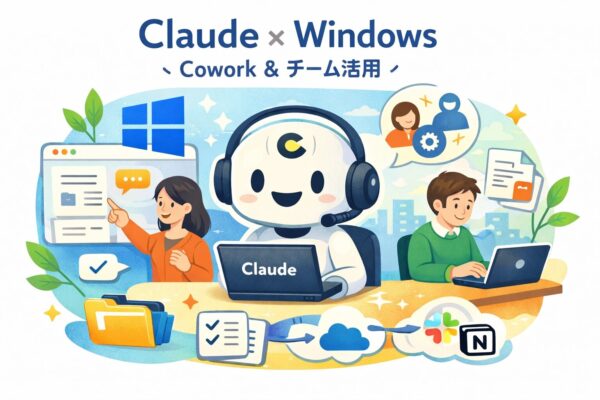 Claude × Windows コラボレーションイラスト