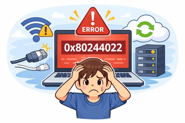 Windows Updateエラーに悩むユーザー