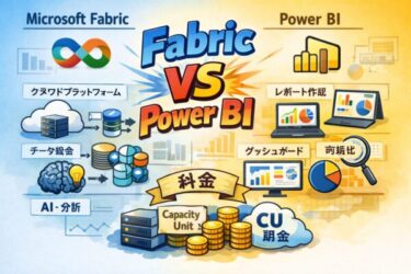 Microsoft FabricとPower BIの比較