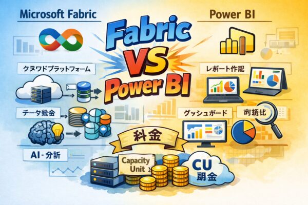 Microsoft FabricとPower BIの比較