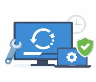 Windowsセキュリティと更新イラスト