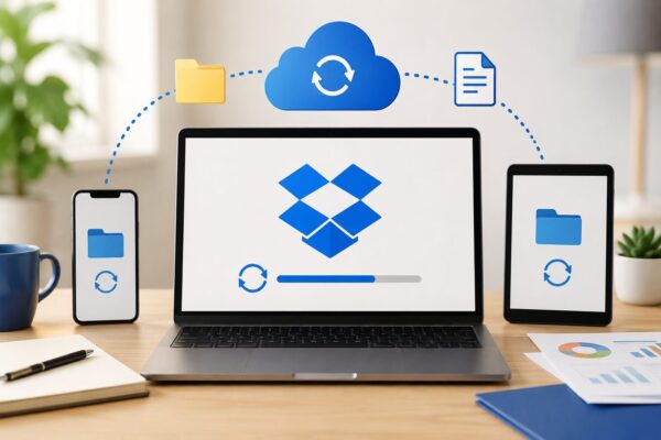 Dropboxが同期しない・終わらない!Windowsで今すぐ試せる対処法 1 クラウド同期のデスクトップシーン