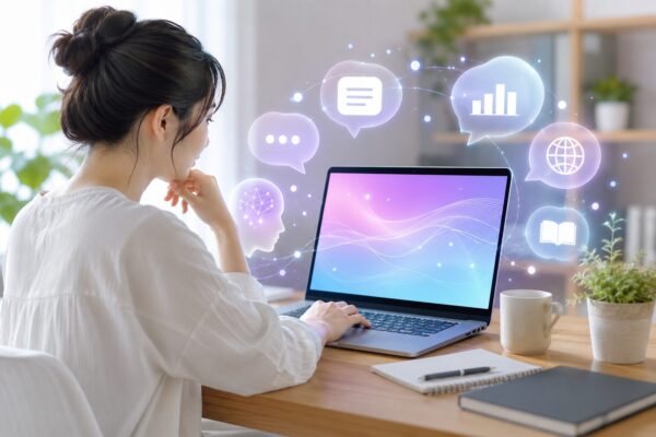 未来的なデスクワークとAIの融合